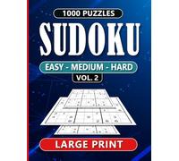 Sudoku Puzzle Book Volume 2: 1000 puzzles to keep your brain active and relaxation , 8.5 x 11 , 297 pages