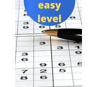 sudoku puzzle books easy level, Sudoku Puzzle Book With Only One Level -easy -: sudoku notebook (8.5 x 11, 125 pages)