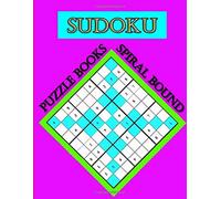Sudoku puzzle books spiral bound: SUDOKU Large Print Puzzle Book For Adults: 400 Puzzles - Easy, Medium, Hard