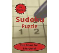 Sudoku Puzzle: This puzzle is easy to read print/6x9 inches, 30 puzzles....Gifts for Vacations, Holidays, and free time.