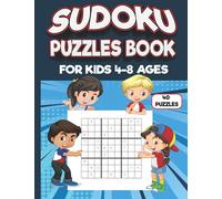 Sudoku puzzles book for kids 4-8 ages: Brain Games 40 Sudoku Puzzles Activity Books For Kids 4-8 Year Old | Sudoku Puzzle for Clever Kids 4x4 Grids ... | Perfectly to Improve Memory , large print.