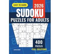 Sudoku Puzzles for Adults - 400 Puzzles from Easy to Hard: Large Print Format with Full Solutions (Clover Trail Puzzles)
