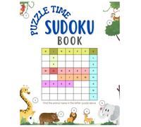 Sudoku Puzzles for Adults: A Book with Animal Word Search - 200 Fun Puzzles with Solutions: (7.5in x 9.25in - 414 Pages)