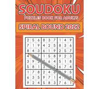 sudoku puzzles for adults spiral bound 2022: sudoku puzzles