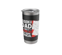 Sudoku Puzzles for Sudoku Dad Stainless Steel Insulated Tumbler