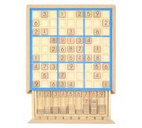 Sudoku Puzzles Games, Wooden Number Puzzles Board Games, Fun Logical Board Math Toys With Drawer, Math Brain Sudoku Game Set, Number Thinking Game For Adults And Kids