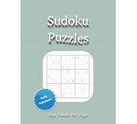 Sudoku Puzzles: Great for Mindful Moments, Coffee Breaks and Travel Fun | One puzzle per page | 90+ Puzzles with Solutions