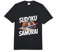 Sudoku Samurai - Funny Sudoku Puzzle Comfort Colors Adult Heavyweight T-Shirt