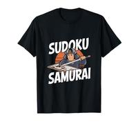 Sudoku Samurai - Funny Sudoku Puzzle T-Shirt