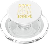 Sudoku Solve Me Puzzle Logic Brain Sports Puzzles PopSockets PopGrip for MagSafe