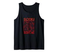 Sudoku Solve Me Puzzle Logic Brain Sports Puzzles Tank Top