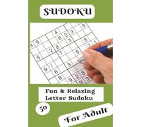 Sudoku: sudoku Fun & Relaxing Letter Sudoku