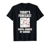 Sudoku T-Shirt as Number Puzzle Sudoku T-Shirt, Men, Black, 4X-Large