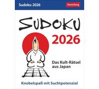 Sudoku Tagesabreißkalender 2026 - Das Kult-Rätsel aus Japan: mit täglichen Rätseln. Tageskalender zum Abreißen für Rätselfreunde. Aufstellkalender 2026: Rätselspaß mit dem Abreißkalender für jeden Tag