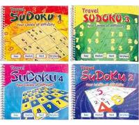 SUDOKU -TRAVEL BOOK - 4 LEVELS-