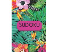 Sudoku: Tropical Flower, Pretty Pocket Sized Sudoku Puzzle Book for Women | Small Traveling Size is Perfect for Purse, Briefcase or Bag