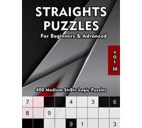 Sudoku Variation Puzzle Book: 400 Straights Puzzles for Adults & Clever Kids