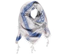 Sudra Jewish Scarf, Multi Color White Scarf with Tassel for Men & Women Premium Fabric, Versatile as Neck or Head Scarf