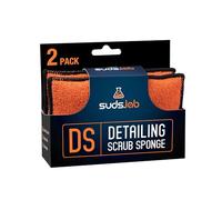Suds Lab DS Microfiber Detailing Scrub Pad 2 Pack - Car Interior Cleaning & Detailing Microfiber Scrub Pads - Safe On Leather, Vinyl, Plastic, Etc.
