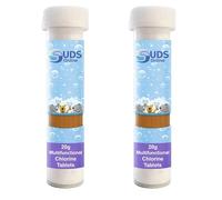 SUDS-ONLINE 20 x 20gram Chlorine Tablet Hot Tubs Swimming Pool Tablets