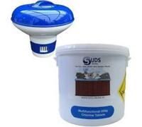 Suds-Online Sudsonline 5Kg Multifunctional Chlorine Tablets 200G Swimming Pool Chemicals Large Floating Dispenser