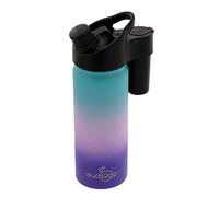 Suds2Go Portable Stainless Steel Water Bottle and Hand Wash System (20oz)- Double Walled and Vacuum Sealed with Leakproof Lid- Lightweight Design for Camping, Sports and Travel- Bubble Gum