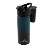 Suds2Go Portable Stainless Steel Water Bottle and Hand Wash System (20oz)- Double Walled and Vacuum Sealed with Leakproof Lid- Lightweight Design for Camping, Sports and Travel- Midnight Ombre