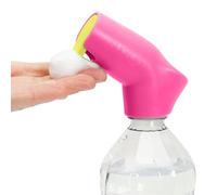 Suds2Go Refillable Caps, 2 Pack - Universal Fit Turns Most Disposable Water Bottles Into A Hand Washing Station - Includes Refillable Soap Reservoir - Conveniently Sized to Take on the Go - Pink
