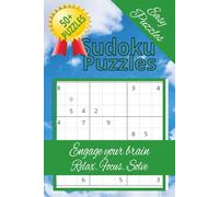SUDUKO PUZZLE: SUDUKO PUZZLE, Engage your brain, focus and relax/ 6X9inches, 110 pages/ 50+ puzzles for gift, vacation and relaxation. Solution included.