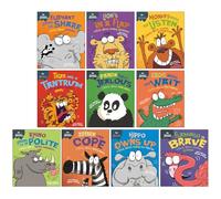 Sue Graves Behaviour Matters Series 10 Books Collection Set (Elephant Learns to Share, Lion's in a Flap, Monkey Needs to Listen, Tiger Has a Tantrum, Panda Feels Jealous, Croc Needs to Wait & More)