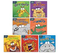 Sue Graves Behaviour Matters Series 7 Books Collection Set (Hippo Owns Up, Lion’s in a Flap, Monkey Needs to Listen, Elephant Learns to Share, Tiger Has a Tantrum, Giraffe is Left Out and MORE!)