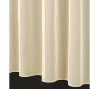 Sue Plain Lead Weighted Window Net Curtain Sheer Transparent Privacy Available in White and Cream Sold by the Metre Cut to Quantity Width For Windows,Doors and Patios (Cream, Drop 90"(229)cm)
