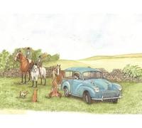 Sue Podbery Collection Morris Traveller at the Pony Club 1000 Piece Puzzle