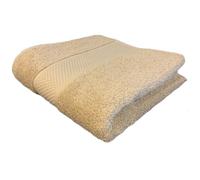 Sue Rossi Hand Towels 100% Turkish Organic Combed Cotton, Bathroom Or Kitchen Towel, 600gsm Thick, Very Soft Plush & Absorbent, 50 x 90cm, Single Or Twin Set Premium Quality (Camel, 1)