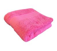 Sue Rossi Hand Towels 100% Turkish Organic Combed Cotton, Bathroom Or Kitchen Towel, 600gsm Thick, Very Soft Plush & Absorbent, 50 x 90cm, Single Or Twin Set Premium Quality (Pink, 1)