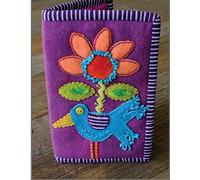 Sue Spargo Bird & Bloom Needle Case pattern by - Wool Applique Project, 6.5 x 8.5