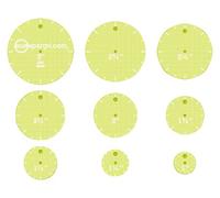 Sue Spargo Creative Stitching Templates - Nine Piece Set, Circles Easy''