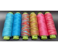 Sue Spargo Eleganza #8 Perle, 70yd Spools Polished Cotton for Embroidery - Color Set #4 Paradise by Sue Spargo