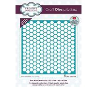 Sue Wilson - Background Collection - Hexagon - Craft Die, Metal,CED7133