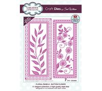 Sue Wilson - Floral Panels Collection - Button Flower - Craft Die