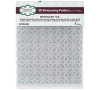 Sue Wilson Moroccan Tile-3D Embossing Folder, 14.6 x 19 cm