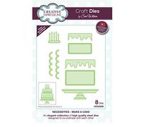 Sue Wilson Necessities Collection Make A Cake Die, Metal, 6 x 8 cm