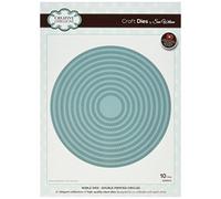 Sue Wilson Noble Double Pierced-Circles, Steel, Metal, 10 die Set