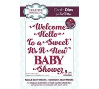 Sue Wilson - Noble Sentiments - New Born Sentiments - Craft Die, Metal, 1.3 x 8 cm