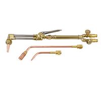 SÜA - Medium Duty Oxy-Fuel Torch with Check Valves, Cutting, Heating and Welding Tips (Acetylene) - Compatible with Victor