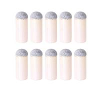 SueaLe 10 Pcs Billiard Cue Tips Pool Stick Tips Replacement Slip on Billiard Cue for Billiards Fan Entertainment Pool Replacement Screw in