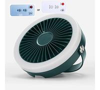 SueaLe 4000mAh 3 Speed Adjustable Camping Hanging Fan With LED USB Tent Ceiling Fan For Outdoor Home Office Hiking Usb For Desk