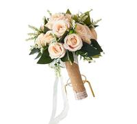 SueaLe Artificial Vintage Flowers Bouquet Wedding Ceremony Bouquet Beautiful For Outdoor Wedding Event Party Decoration Silk Flower Arrangement