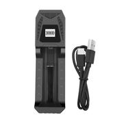 SueaLe Battery Charging Type C 1000mA 1 Slot Real Time 26650/21700/18650/18500/16340/14500 2A 3A Cells LCD Display Intelligent Charging