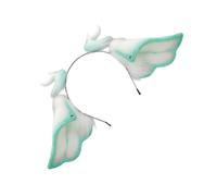 SueaLe Bendable Devil Horn Hairband Realistic Faux Furs Fantasy Creature Animal Ear Costume Headwear Party Accessory For Adult Adjustable Roleplay Head Accessories